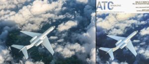 G400 photo shoot over South Carolina and resulting magazine cover.