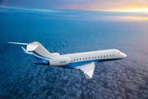 N5000P passing by a Gulfstream that was conducting a test flight for a new Wi-Fi system in the Boca Raton area of South Florida.