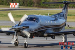 N190AS 2006 Pilatus PC-12 PC12 PDK (KPDK) Peachtree Dekalb airport Atlanta Georgia 3-23-2025
