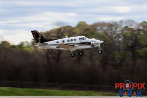 N8GU 1985 Beechcraft King Air C90 BE90 PDK (KPDK) Peachtree Dekalb airport Atlanta Georgia 2-16-2025