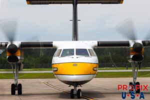Dropped the kids off and heading home..! U.S. Army Golden Knights parachute team aircraft taxiing back to the ramp at the 2025 Brunswick Georgia airshow. The aircraft is a modified deHavilland Twin Otter, with the military designation of C-147A Aircraft code: C147, DHC6 Airport code(s): BQK, KBQK Photo date: 5-17-2025