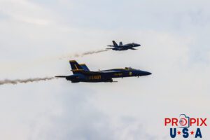 Criss cross, hold the applesauce..! The Blue Angels are performing the "6 Plane Cross" at the 2025 Brunswick Georgia airshow, where all six aircraft converge on show center at the same time (but only 2 pictured here). #1 Commander Adam Bryan (Commanding Officer) #3 Major Brandon Wilkins (Left Wing) Aircraft code: F18 Airport code(s): BQK, KBQK Photo date: 5-17-2025