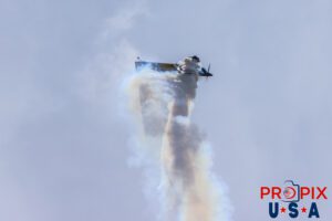 N821MG 2009 Extra EA-300 being flown by Mike Goulian at the 2025 Augusta Georgia Airshow. Aircraft Code: E300 Airport Code(s): KAGS, AGS