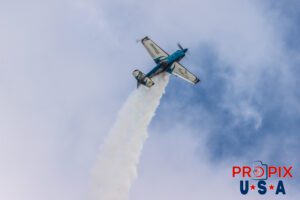 Cohiba a potential sponsor..? N540SG 2005 Zivko Edge 540 piloted by Melissa Dawn Burns. She is seen here performing an aileron roll at the 2025 Sun N Fun airshow in Lakeland Florida. Aircraft code: EDGE Airport code(s): KLAL, LAL