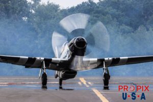 Spin cycle..! N51HY 1944 North American P-51 Mustang "Quick Silver" piloted by Scott "Scooter" Yoak letting the engine cool down after a thrilling performance at the 2025 Sun N Fun airshow in Lakeland Florida. Aircraft code: P51 Airport code(s): KLAL, LAL