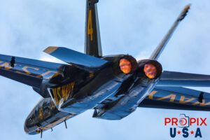 WANNA SEE SOME AFTERBURNERS UP CLOSE..? The Blue Angels performed the "Delta Break Out Head On" and #4 had just crossed over the crowd with afterburners engaged to complete the maneuver. #4 Lieutenant Commander Wes Perkins (Slot) Aircraft code: F18 Airport code(s): KAGS, AGS