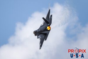 F-35 blast furnace..! Major Melanie "MACH" Kluesner was performing a rapid and aggressive banking turn in her F-35 Lightning with the afterburner engaged at the 2025 Sun N Fun airshow in Lakeland Florida. The agressive nature of the turn disallowed vapor clouds to form in a uniform and typical manner, thus making all sorts or distorted and unusual vapor formations. The intensity of the blast furnace exhaust emitted a most colorful, yet deadly, high velocity expulsion of gases. Aircraft code: F35 Airport Code(s): KLAL, LAL