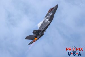 This aircraft is clearly a violent offender..! Major Melanie "MACH" Kluesner was performing a rapid ascent in her F-35 Lightning with the afterburner engaged at the 2025 Sun N Fun airshow in Lakeland Florida. The steepness and sudden agressiveness of the climb is happening in such a manner that the condensation vapors are unable to remain in close proximity to the fuselage. The color intensity of the exhaust output is verifying the power being summoned by the throttle input. Aircraft code: F35 Airport Code(s): KLAL, LAL