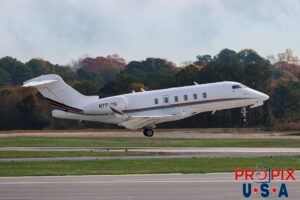 N777QS 2015 Bombardier Challenger 350 CL35 NetJets PDK (KPDK) Peachtree Dekalb airport Atlanta Georgia 11-27-2024
