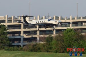 N521PC 2003 Pilatus PC-12 PC12 PDK (KPDK) Peachtree Dekalb airport Atlanta Georgia 3-23-2025