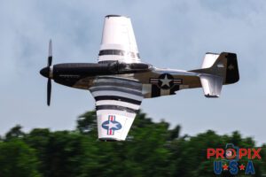 N51HY 1944 P-51 Mustang "Quick Silver" piloted by Scott "Scooter" Yoak at the 2025 Augusta Georgia Airshow. Aircraft Code: P51 Airport Code(s): KAGS, AGS