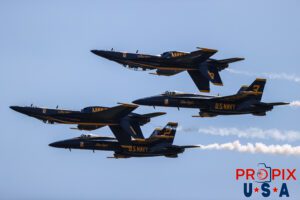 The Blue Angels are performing the "Double Farvel" at the 2025 Augusta Georgia airshow. #1 Commander Adam Bryan (Commanding Officer) #2 Commander Jack Keilty (Right Wing) #3 Major Brandon Wilkins (Left Wing) #4 Lieutenant Commander Wes Perkins (Slot) Aircraft code: F18 Airport code(s): KAGS, AGS