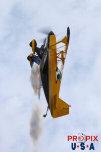 N99MF 1982 Pitts S-2 is flown by Buck Roetman. Buck was performing a series of aerobatic maneuvers at the 2025 Augusta Georgia airshow Aircraft code: PTS2 Airport code(s): KAGS, AGS