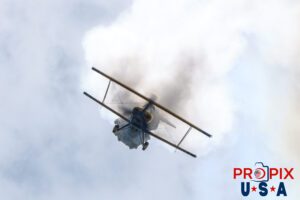 FLYING BLIND..? N99MF 1982 Pitts S-2 is flown by Buck Roetman. Buck was performing a series of aerobatic maneuvers at the 2025 Augusta Georgia airshow. Aircraft code: PTS2 Airport code(s): KAGS, AGS
