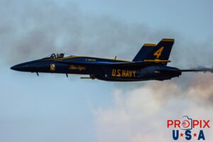 No reason to quit smoking..! Blue Angels aircraft #4 is doing a low pass over the crowd with smoke on during one of their performances at the 2025 Sun N Fun airshow in Lakeland Florida. #4 Lieutenant Commander Wes Perkins (Slot) Aircraft code: F18 Airport Code(s): KLAL, LAL