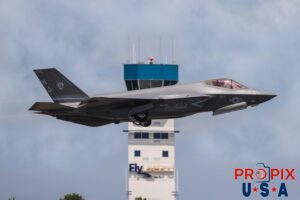 Time to rock and roll..! A F-35 has just taken off to commence it's demonstration of some of the F-35's capabilities. This was part of the 2025 Sun N Fun airshow in Lakeland Florida. Aircraft code: F35 Airport code(s): KLAL, LAL