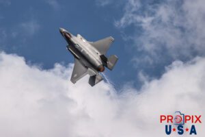 Kinda gassy today..! This F-35 had just performed a maneuver where most of it's airspeed had bled off. With full power being summoned, including afterburner, the aircraft is now beginning it's near vertical ascent. Aircraft code: F35 Airport code(s): KLAL, LAL