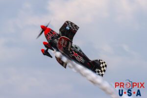 Zippity doo dah...! Skip Stewart performs an "up close" to the crowd pass in his 2011 Pitts S-2 aircraft at the Sun N Fun airshow in Lakeland Florida. Aircraft code: PTS2 Airport code(s): KLAL, LAL