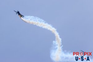 N821MG 2009 Extra EA-300 being flown by Mike Goulian at the 2025 Augusta Georgia Airshow. Aircraft Code: E300 Airport Code(s): KAGS, AGS