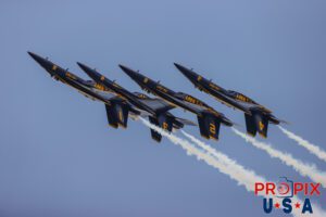 The Blue Angels are performing the "Echelon Parade" pass at the 2025 Sun N Fun airshow in Lakeland Florida. #1 Commander Adam Bryan (Commanding Officer) #2 Commander Jack Keilty (Right Wing) #3 Major Brandon Wilkins (Left Wing) #4 Lieutenant Commander Wes Perkins (Slot) Aircraft code: F18 Airport code(s): KLAL, LAL