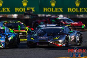 Daytona rush hour..! The fat lady hasn't sung. Contenders at the 2025 Rolex 24 at Daytona are contending each position as if it were the last lap of the race, although there are several hours left.