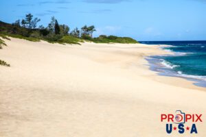 Ka'ena Point State Park on the very end of the North Shore Oahu Hawaii.