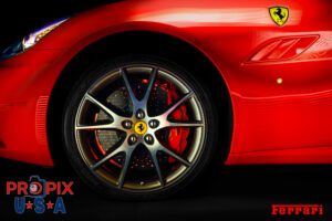 Carbon ceramic illumination..! Ferrari California 30 with illuminated brake rotors.