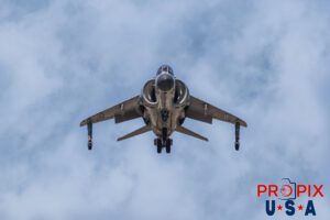 N94422 1979 British Aerospace Sea Harrier (Jump Jet) performing at the 2017 Sun N Fun airshow in Lakeland Florida. The sound of a Harrier hovering is deafening. Aircraft code HAR.