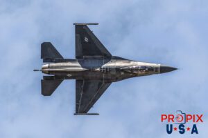 F-16 Falcon doing a high speed 90 degree pass at the 2017 Sun N Fun airshow in Lakeland Florida. Aircraft code F16.