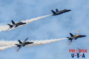 Blue Angels F-18 Hornets performing at the 2017 Sun N Fun airshow in Lakeland Florida. #1 Commander Ryan Bernacchi #2 Lt. Damon Kroes: Right Wing #3 Lt. Nate Scott: Left Wing #4 Lt. Lance Benson: Slot Aircraft code F18.