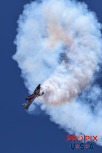 N821MG 2009 Extra EA-300 2017 Sun N Fun airshow in Lakeland Florida. Mike Goulian Airshows Aircraft code E300.