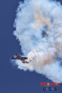 N821MG 2009 Extra EA-300 2017 Sun N Fun airshow in Lakeland Florida. Mike Goulian Airshows Aircraft code E300.