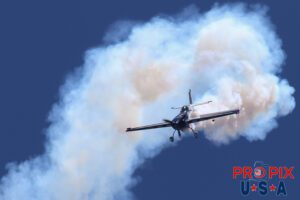 N821MG 2009 Extra EA-300 2017 Sun N Fun airshow in Lakeland Florida. Mike Goulian Airshows Aircraft code E300.