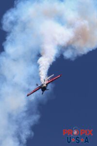 N821MG 2009 Extra EA-300 2017 Sun N Fun airshow in Lakeland Florida. Mike Goulian Airshows Aircraft code E300.