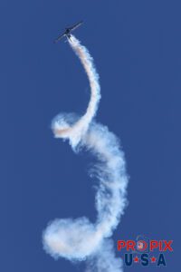 N821MG 2009 Extra EA-300 2017 Sun N Fun airshow in Lakeland Florida. Mike Goulian Airshows Aircraft code E300.