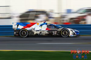 Playing catch-up..! What so easily could appear to be a calm relaxed drive on a Sunday morning in a BMW, was quite far from that. It's quite certain that the #24 car wasn't taking a leisurely stroll to Sunday morning worship. As predator and Prey, the screams of the engine was alerting everyone of their presence and aggressive intentions. This was from the morning hours of the 2024 Rolex 24 hours at Daytona.