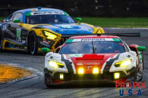 Morning after the all night party..! This Ferrari was managing to stave off a direct or imminent challenge of the Mercedes AMG at the 2024 Rolex 24 hours at Daytona.