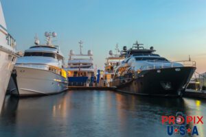 Yes, there's one slip still available..! Docking space available in-between yachts at a marina.