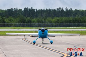 N821MG 2009 Extra EA-300 Mike Goulian taxis his freshly wrapped aircraft to the runway for the commencement of his Saturday performance at the 2025 Brunswick Georgia airshow. Aircraft code: E300 Airport code(s): BQK, KBQK Photo Date: 5-17-2025