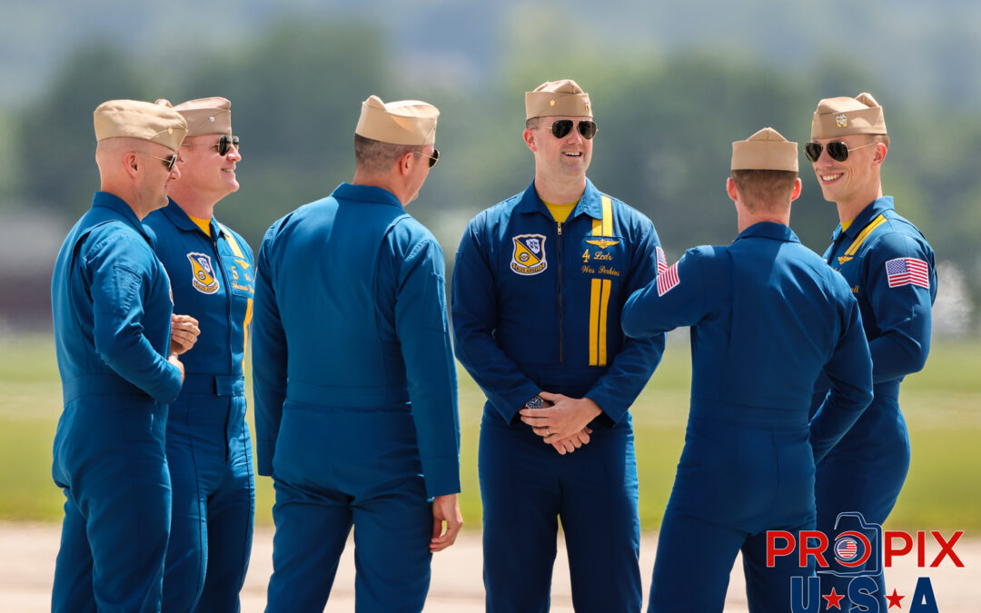 A good group of guys..! The pilots of the 2025 Blue Angels flight demonstration team having a laugh before the show in Smyrna Tennessee. #1 Commander Adam Bryan (Commanding Officer) #2 Commander Jack Keilty (Right Wing) #3 Major Brandon Wilkins (Left Wing) #4 Lieutenant Commander Wes Perkins (Slot) #5 Commander Thomas Zimmerman (Lead Solo) #6 Lieutenant Commander Connor O'Donnell (opposing Solo) Airport code(s): MQY, KMQY Photo date: 6-8-2025