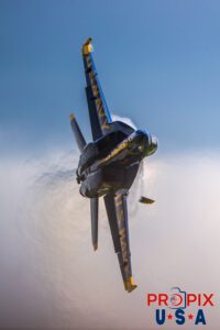 Vapor and exhaust..! Blue Angel #5 performing a high speed banking turn at the 2025 Smyrna Tennessee air show. #5 Commander Thomas Zimmerman (Lead Solo) Aircraft code: F18 Airport code(s): MQY, KMQY Photo date: 6-8-2025