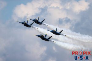 A perfect diamond.. Great color, and clarity.. The Blue Angels performing the "Diamond 360" maneuver at the 2025 Smyrna Tennessee air show. #1 Commander Adam Bryan (Commanding Officer) #2 Commander Jack Keilty (Right Wing) #3 Major Brandon Wilkins (Left Wing) #4 Lieutenant Commander Wes Perkins (Slot) Aircraft code: F18 Airport code(s): MQY, KMQY Photo date: 6-8-2025