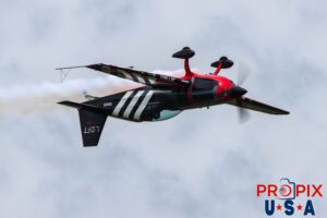 N330PB 2012 Extra EA-300 Flown by Adam "Shake N Bake" Baker at the 2025 Brunswick Georgia airshow. Aircraft code: E300 Airport code(s): BQK, KBQK Photo date: 5-17-2025