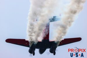 N9109R 1942 Beechcraft 18 piloted by Matt Younkin at the 2025 Brunswick Georgia airshow. Aircraft code: BE18 Airport code(s): BQK, KBQK Photo date: 5-17-2025