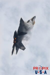 F-22 Raptor pilot cracking the canopy open while presumably enjoying a fine Cuban cigar at the 2025 Brunswick Georgia airshow. Aircraft code: F22 Airport code(s): BQK, KBQK Photo Date: 5-17-2025