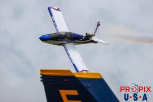 N798LL 2015 Sonex JSX003 Passing over the parked Blue Angels. Piloted by Tom "Lark" Larkin for Mini Jet Airshows. This demonstration flight was part of the 2025 Brunswick Georgia air show. Aircraft code: JSX Airport code(s): BQK, KBQK Photo date: 5-17-2025
