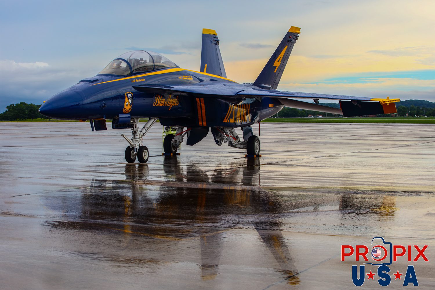 After the Saturday show was canceled due to a passing storm, the water saturated tarmac provided the PERFECT opportunity to make lemonade out of the lemons dished out by mother nature. Aircraft code: F18 Airport code(s): MQY, KMQY Photo date: 6-8-2025