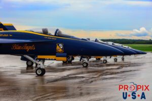 After the Saturday show was canceled due to a passing rain shower, a beautiful opportunity presented itself. (note the #5 aircraft was missing from the lineup) #1 Commander Adam Bryan (Commanding Officer) #2 Commander Jack Keilty (Right Wing) #3 Major Brandon Wilkins (Left Wing) #4 Lieutenant Commander Wes Perkins (Slot) #6 Lieutenant Commander Connor O'Donnell (opposing Solo) Aircraft code: F18 Airport code(s): MQY, KMQY Photo date: 6-8-2025
