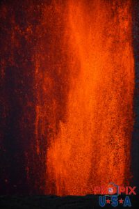 Kilauea volcano eruption on the big island of Hawaii on June 29th, 2025. The sound of the volcano erupting was similar to that of a jet engine and the heat was like you had just opened the oven door.