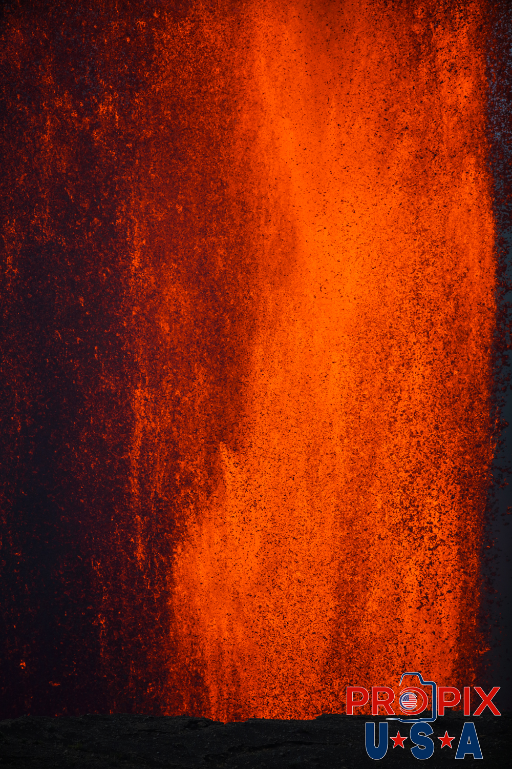 Kilauea volcano eruption on the big island of Hawaii on June 29th, 2025. The sound of the volcano erupting was similar to that of a jet engine and the heat was like you had just opened the oven door.